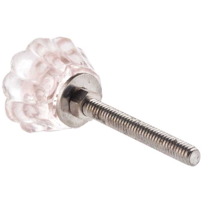 Pink Glass Daisy Flower Knob Hobby Lobby 136481